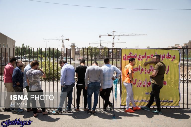 مرحله دوم طرح سراسری دستگیری ارازل و اوباش و مزاحمین نوامیس در پایتخت کشور عزیزمان ایران